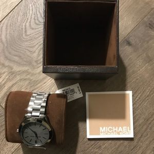 My silver link watch